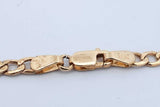 14k Yellow Gold Cuban Link Chain Necklace 4 Grams 18 Inch Eb0226lxzde
