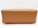 Michael Kors Reed Belted Deer Tan Croc Embossed Leather Satchel Bag Do0626wxde