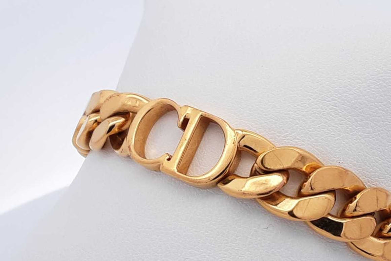 Christian Dior Danseuse Etoile Gold Tone Bracelet 33 Grams 8 Inch Eb0225lxzsa