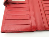 Michael Kors Brookville Red Leather Wallet Eb0326lxsa