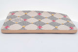 Louis Vuitton Damier Azur Flower Studded Card Holder Wallet Eb0326orxsa
