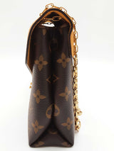 Louis Vuitton Pallas Saffron Yellow Leather Monogram Shoulder Bag Do0625llxzde