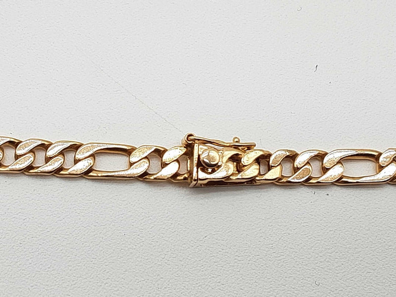 14k Yellow Gold 18.4g Figaro Chain 17 In Do0625cxzde