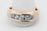 0.75cttw Diamond Ring In 14k Yellow Gold 8.2 Grams Size 12 Eb0826rxzsa