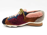 Fendi Patchwork Multicolored Shearling Shoes Size It 39 Do0925lxzde