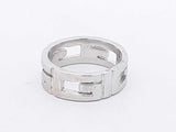 14k White Gold 5.9 Grams Fashion Ring Size 6 Aa0926wezsa