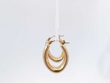 14k Yellow Gold Hoop Earrings 4.35 Grams Aa0925lczsa