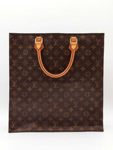 Louis Vuitton Sac Plat Handbag In Monogram Coated Canvas Fw0626eordu