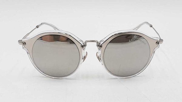Miu Miu Smu 51s Silver Sunglasses Sd0725ezdu