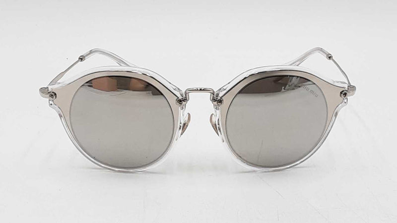 Miu Miu Smu 51s Silver Sunglasses Sd0725ezdu