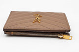 Saint Laurent Chevron Quilted Leather Cassandre Bifold Wallet Eb0326llrdu