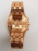 Audemars Piguet 41 Royal Oak White Dial 18k Rose Gold Watch Do0625rxzxzde