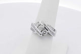 0.66cttw Diamond Ring In 14k White Gold 4.5 Grams Size 7 Eb0726rxzsa