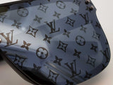 Louis Vuitton Waimea Monogram Lens Sunglasses In Black & Silver Fw1125lrxdu