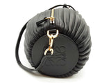 Loewe Pleated Nappa Bracelet Black Pouch Sd0726rzxde