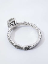 1.93 Cttw Diamond & 14k White Gold Engagement Ring 4.0 Gram Sz 8.75 Fw1124lixzdu