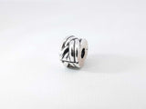 Pandora Braided Clip Charm In Sterling Silver Silver 2.7 Grams Fw0926rdu