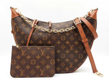 Louis Vuitton Loop Hobo Bag & Pochette In Monogram Coated Canvas Fw0826irzdu