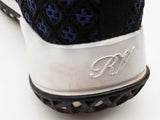 Roger Vivier Running Strass Buckle Stretch Blue Sneakers Size Eu37.5 Do0525oxzde