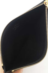 Louis Vuitton Slim Purse In Monogram Coated Canvas & Black Leather Fw04260crdu