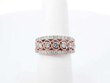 1.02 Cttw Diamond Anniversary Band In 10k Rose Gold 3.9 Gram Size 6 Fw0626pxzdu