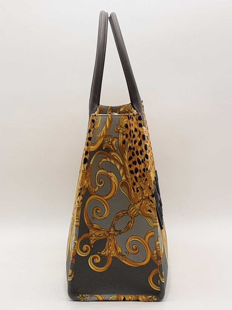 Versace La Greca Tote Bag Multi-color Aa1025ixzsa