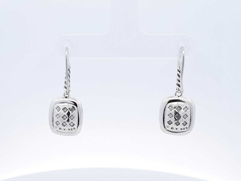 David Yurman Sterling Silver, Onyx & Diamond Albion Drop Earring  6.6 Grams Fw0525lxzdu
