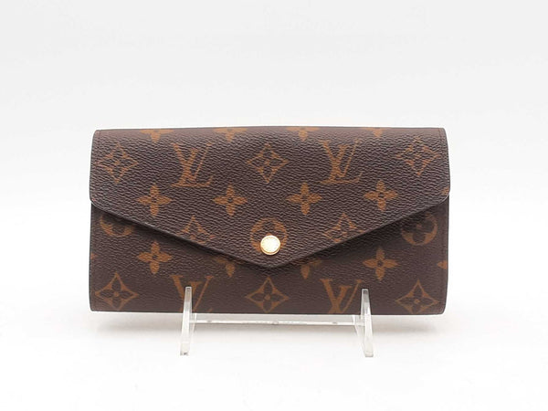 Louis Vuitton Monogram Sarah Wallet Brown Aa0625oxzsa