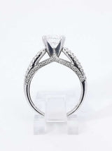 4.04cttw Diamond & 14k Gold Engagement Ring & Gsi Cert 6.3g Size 7 Fw0626oixzdu