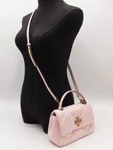 Tory Burch Kira Top Handle Bag In Diamond-quilted Lambskin Leather Fw0826rzdu