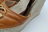 Gucci Gg Marmont Ankle Tie Wedge Espadrilles Size 35.5 Eb0926lrxsa