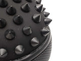 Christian Louboutin Louis Junior Spikes Black Suede Sneakers  Sz 40 Fw0426lcrdu