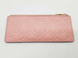 Louis Vuitton Pink Empreinte Monogram Zipped Insert Pouch Do0926crde