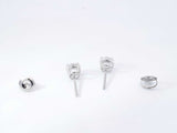 2.0 Cttw Lab-grown Diamond Stud Earrings In 14k White Gold 1.1 Grams Fw0326wcrdu