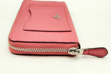 Coach Pink Leather Zip Around Wallet Eb0125wxsa