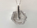 1.18 Cttw Lab Grown Diamonds 0.925 Silver 8.0g Ferris Wheel Chain 20 In Do0525llpde