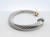 David Yurman Classic Cable Bracelet In Sterling 44.5 Grams 7 Inch Fw1025rxzdu