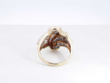 1.16 Cttw Diamond & 14k Yellow Gold Cocktail Ring 6.5 Gram Size 6.75 Fw0426pcrdu