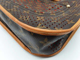 Louis Vuitton Musette Perforated Brown Monogram Orange Tote Bag Do0525loxzde