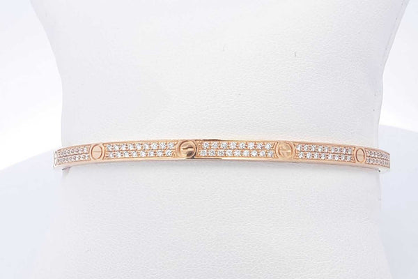 Cartier 18k Yellow Gold Diamond Love Bracelet Approx. 8.85ctw 19.6g Eb0624exxzsa