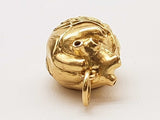 18k Yellow Gold 24.2g Anatomically Accurate Heart Pendant Do0525cxzde