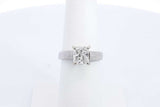 Approx. 0.75ctw Princess Cut Diamond Ring Platinum 7.7 Grams Size 6 Eb0924prxdu