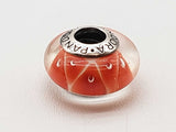 Pandora Red Coral Murano Glass 0.925 Silver 3.3g Charm Do0425cde