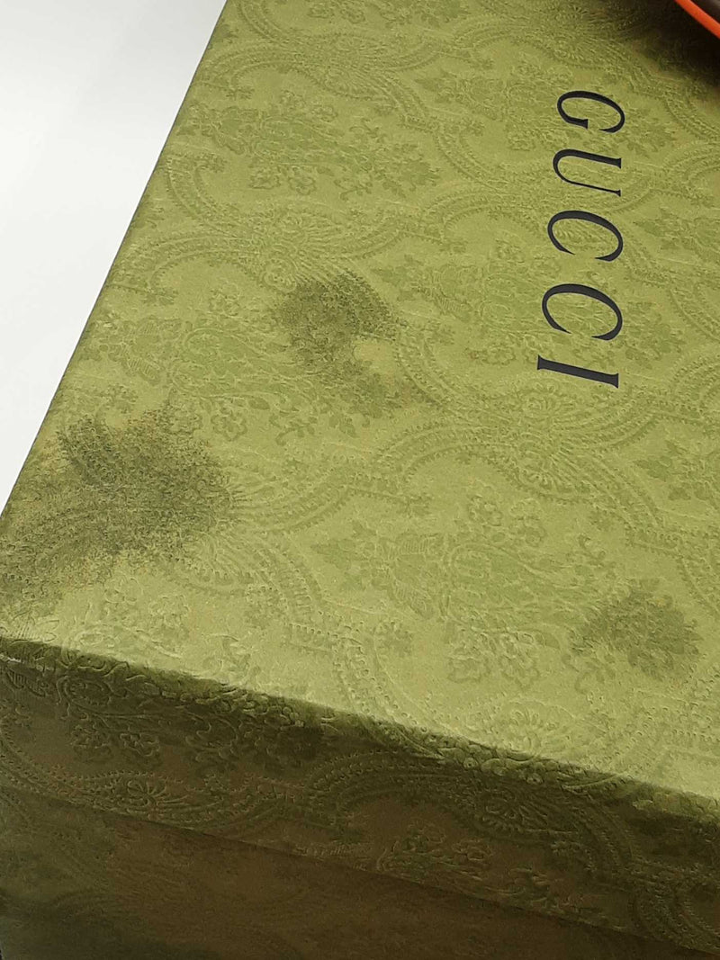 Gucci Rhyton Brick Red Gg Canvas Sneakers Size 38 Eb0725lxzdu