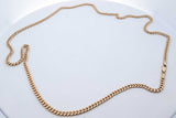 14k Yellow Gold Cuban Link Chain Necklace 25 Grams 25 Inch Eb1225locxde