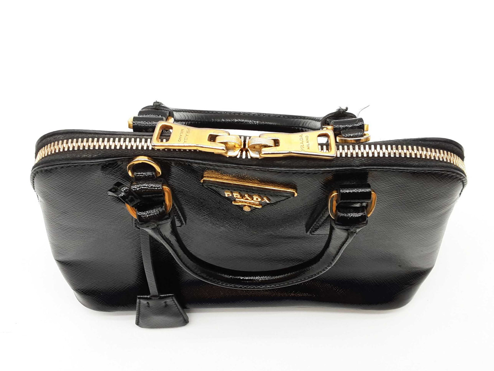 Prada Saffiano Vernice Promenade Hand Bag Sd1225pzxde – Max Pawn
