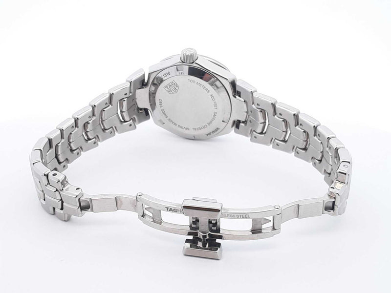 Tag Heuer Link Date Stainless Steel Mother Of Pearl 32mm Quartz Watch Fw725rzxdu