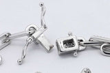 1.9cttw Diamond Link Bracelet In 14k White Gold 7.7 Grams 7 Inch Eb0526rxzsa