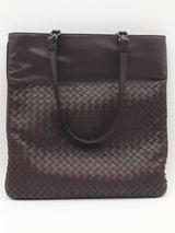 Bottega Veneta Chocolate Brown Intrecciato Leather Tote Bag Eb1225orxde