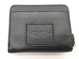 Marc Jacobs The Wallet Black Leather Bifold Zipper Wallet Do0426lrde